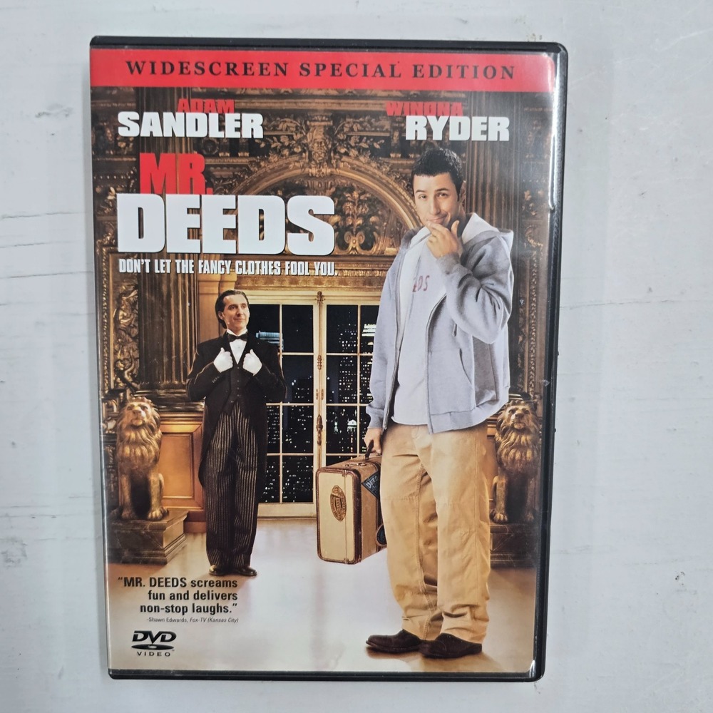 Mr. Deeds (DVD, 2002, Special Edition - Widescreen) Adam Sandler